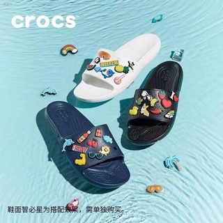(Sulit Deals!)[wholesale]✖☢♕Sunstar Crocs Classic Slides Slippers for Unisex With Crocs Jibbitz Good