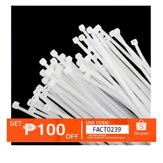 COD [#306] 100-pcs Nylon Zip Ties Cable Ties Strength Tie Wraps for Tying Cables/Wires