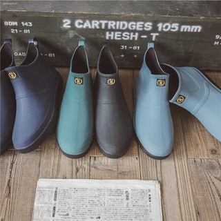 ¤◊Features of wheat and the summer rain shoes men''s fashion water waterproof non-slip men low help short boots tube rubber (1)