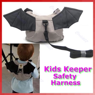 SOME Baby Kid Keeper Toddler Walking Safety Harness Strap Rein Bat Backpack Bag