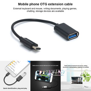 Type-C OTG Adapter Cable USB 3.1 Type C Male To USB 3.0 A Female OTG Data Cord Adapter 16CM