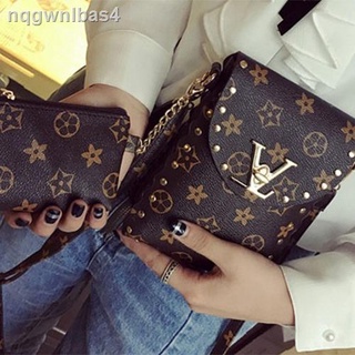 wallet✽Mobile phone bag mini coin purse Korea rivet small bag presbyopia mini messenger bag female v