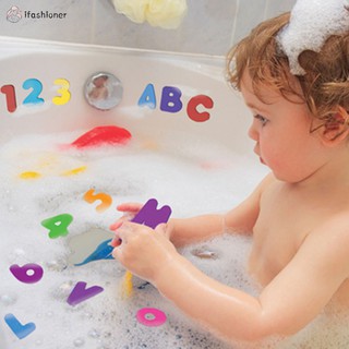 【Ready Stock】❣26 Letters 10 Numbers Foam Floating Bathroom Toys for Kids Baby Bath Floats (8)