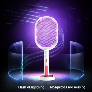 hot selling# 2 in 1 new 3000V electric insect swatter electric mosquito 1200mAh rechargeable