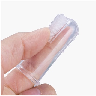 Dog Finger Toothbrush, Pet Oral Cleaning Care, Transparent Silicone Finger Brush, Pet Toothbrush