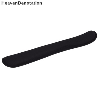 [HeavenDenotation] Black Gel PC Keyboard Platform Hands Wrist Rest Support Comfort Pad useful (6)