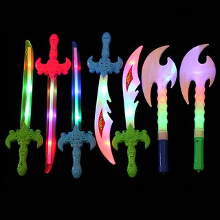 Dream8885 Plastic Flashing LED Sword Axe Kids