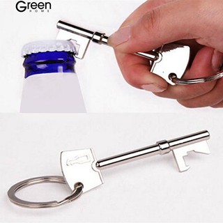 [COD] Greenhome Metal Key Shaped Beer Cap Lifter Bottle Opener Keychain