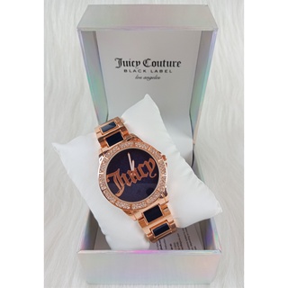 Juicy Couture JC1308NVRG Glittered Navy Dial Two Tone Stainless Steel Ladies Watch