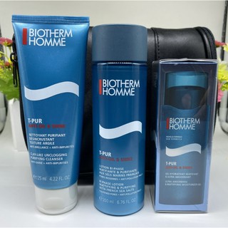 Biotherm men's skin care suit suit three oil cleansing cream + toner + emulsion