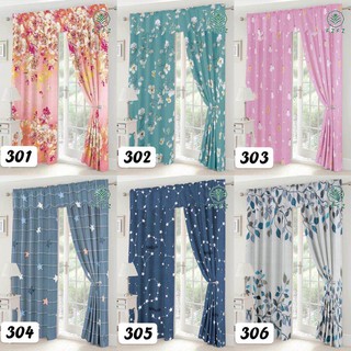 New 3D Fashion Curtain No ring ( Size : 140cm × 180cm ) 1pc (1)
