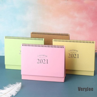 Ready Stock/►✽(VeryJoe) 2021 Desk Calendar Table Daily Monthly Schedule Planner 2020.09 - 2021.12