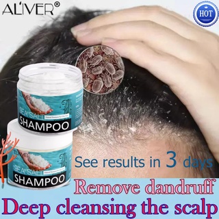 ALIVER Sea Salt Shampoo Anti-Dandruff Shampoo Anti Hair Loss Control Oil Psoriasis Treatment 200g