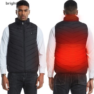 [BiuBiu] Electric Heated Vest Jacket USB Thermal Warm Up Heating Pad Body Warmer Clothes Boutique 3T