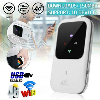 【Ready Stock】∏❐✜Wireless Portable Unlocked 4G Wifi Router LTE Car Mobile Hotspot SIM Card Slot