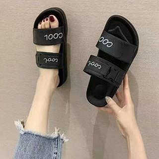 Korean two strap Cool slipepr Women Fashion Sandals Breathable slipper