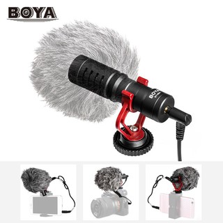 ☞ ✔ T&T BOYA BY-MM1 Cardioid Microphone Metal Electret Condensor Video Mic 3.5mm Plu