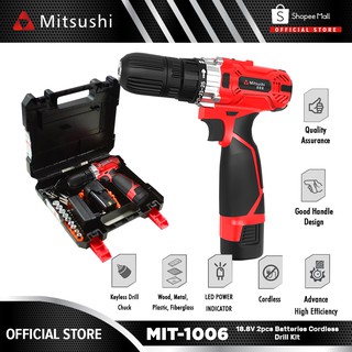 Mitsushi MIT-1006 18.8V 2pcs Batteries Cordless Drill Kit