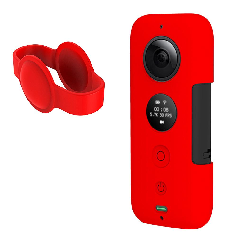 Insta360 ONE X Silicone Protective Body Case with Lens Cap Cover for Insta360 ONE X