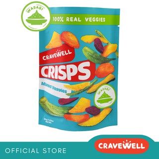 Cravewell Mixed Veggie Crisps Wasabi 35g