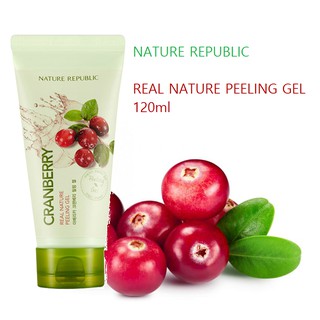 NATURE REPUBLIC Cranberry Real Nature Peeling gel 120ml