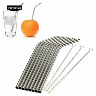 Stainless Steel Straw With Cleaner Brush (2)
