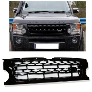 CAR STYLING EXTERIOR AUTO ACCESSORIES FRONT ABS RACING GRILL GRILLS FIT FOR LAND ROVER DISCOVERY 3 2