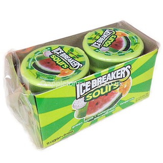 8 ICE BREAKERS Sours Mints Sugar Free