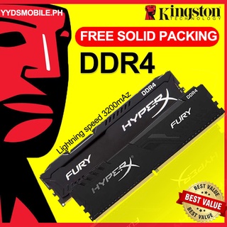Kinston HyperX FURY 4GB 8GB DDR4 2133/2400/3000/3200Mhz 240Pin DIMM RAM yydsmobile.ph