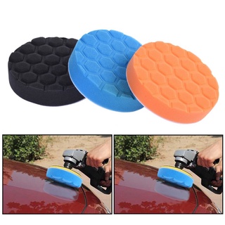 【Spot goods】✹Car Polishing Wash Brush Buffer Pad Kit Buffing Sponge Set
