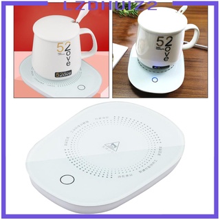 Les Fleurs USB Coffee Mug Warmer Tea Milk Bottle Heater Ceramic Cups Warm Pad