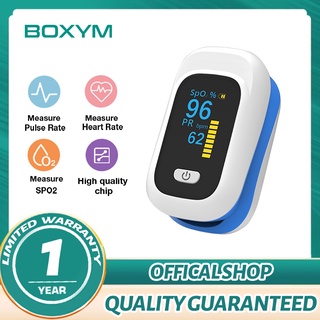 BOXYM Finger Pulse Oximeter OLED Blood Oxygen Saturation Pulse Rate Health Monitor (SpO2)
