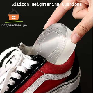 Silicone Transparent Increase Height Insoles For Men Women Size Inner Heightening Cushions