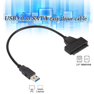 VK Hard Drive Adapter USB 3.0 to SATA External Converter with Light 2.5-Inch Hard Disk Data Cable for SSD/HDD