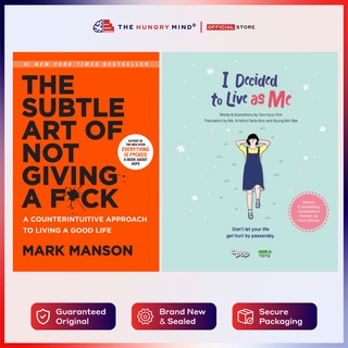 [BUNDLE] I Decided to Live as Me & Subtle Art of Not Giving a F*ck Self Help Books BTS MARK MANSON