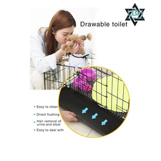 Heavy duty and lowest price cage! SIZE LARGE XL XXL pet cage crate for dog cat collapsible foldable (5)