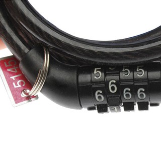 【Stock】Universal Bike Security Coded Lock Steel Chain Cable