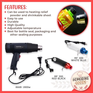 (Sulit Deals!)❣◐Electric Heat Gun Bottle Plastic Sealer / Hot Air Gun Hand Tool