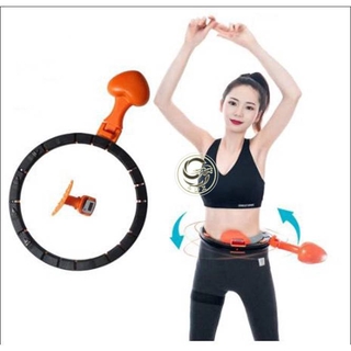 【COD】360 ° fat burning detachable intelligent hula hoop / weight-loss automatic rotation hula hoop