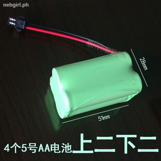 4.8V 7.2V electric drill battery No. 5 AA toy car rechargeable battery pack