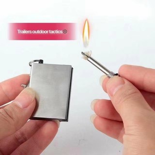 Waterproof stainless steel case 10,000 matches (No fuel)