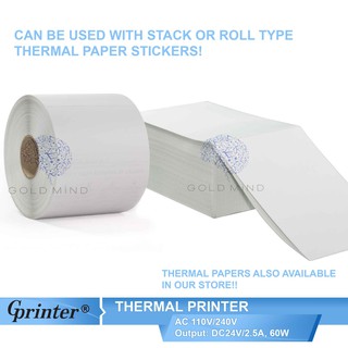 Gprinter Waybill Direct Thermal Printer Label (FOR THERMAL STICKERS, NO INK NEEDED) (6)