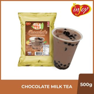 InJoy Chocolate Milk Tea 500g | Instant Powdered Milk Tea Drink