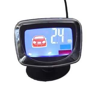 ✁Car Parking Sensor Kit 4 Sensors LCD Real Person Speech 22mm Car Reverse Backup Radar System 12V