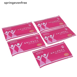 Spre 5Pcs Female Card Vagina Inflammation Gynecological Inflammation Self Test Card Free