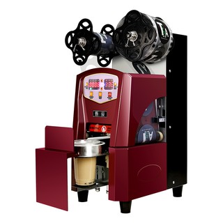 ❀Zhenai Milk Tea Sealing Machine Commercial Fully Automatic Shop Cup Soy Paper Continuous