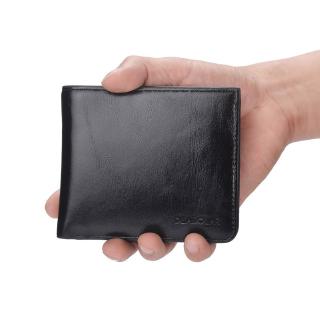 Men Wallets Fashion Solid Color Cross Pattern Open Multi Card Position Wallet Men Leather Purse (6)