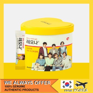 BTS Official Authentic Product LEMONA Heart Can 2g x 60 sticks