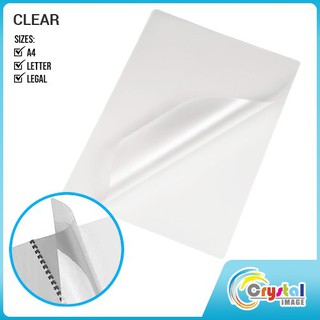 note book┋PVC Binding Cover 250 microns (100 Sheets) Clear / Transparent Book a4 Letter Legal