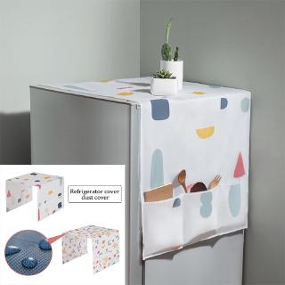 Anti-dust Covers Simple Pattern Waterproof Refrigerator Covers Microwave Cover Home Accessory